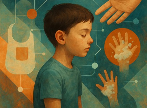 تقویت حس لامسه در کودکان 1 اختلال لمس